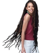 Bobbi Boss 100% Premium Fiber Hair Nu Locs 36 - 2X (1Pack/Color #1B)