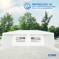 thumbnail image 4 of Toldo Plegable Impermeable Reforzado Blanco 3x6 m STYRKA, 4 of 7