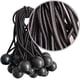 thumbnail image 1 of Cuerdas elásticas de bola, 20 paquetes, cuerdas de amarre negras de 4 pulgadas para lona, refugio de dosel, tubería de pared, resistente a los rayos UV Sincero Hogar, 1 of 3