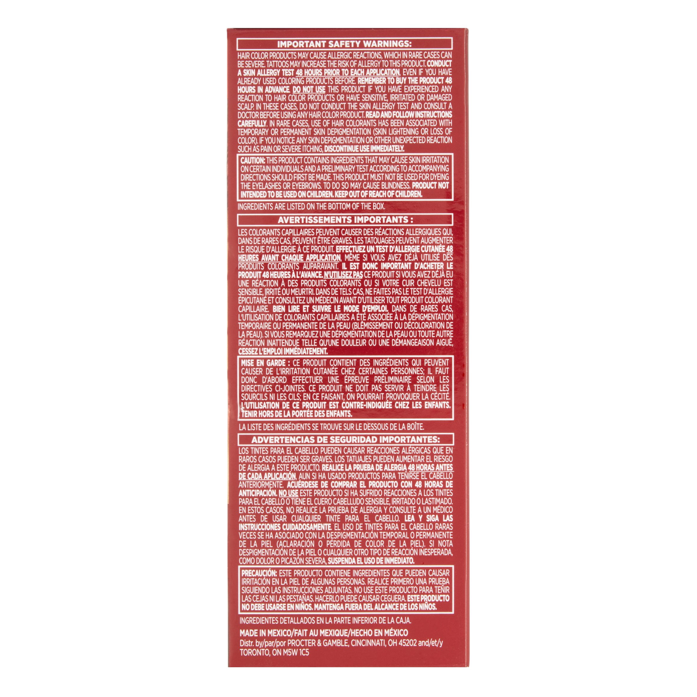 Vidal Sassoon Pro Series 4RV London Luxe Mayfair Burgundy Permanent Hair Color, 1 Application