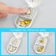 thumbnail image 3 of Pill Cutter [2 in 1] Multifunctional Tablet Cutter Pill Organiser for Small or Large Pills Cut in Half for Pills, Vitamins, 3 of 5