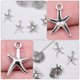 thumbnail image 3 of unbranded 300Pcs Vintage Silver Alloy Sea Star Charms for Necklace Bracelet Craft Projects, 3 of 8
