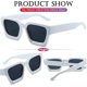 thumbnail image 5 of Gafas de Sol AIEYEZO con Montura Cuadrada Gruesa para Mujer y Hombre, 5 of 7