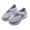 Gray, variant on Huanglei Girls Casual Sneakers Breathable Lightweight Sports Shoes For Kids Outdoor Play And Daily Wear , Size 11 ,Black