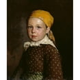 thumbnail image 3 of Jahn Ekenaes 12x14 Black Modern Framed Museum Art Print Titled - Portrait of a Little Girl (1880), 3 of 5
