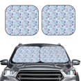 thumbnail image 2 of Balery 2 Piece Animal Car Windshield Sun Shade|Foldable Front Windshield Shade for Car Front Window for Most Sedans SUV Truck-Medium, 2 of 7
