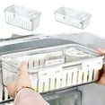 thumbnail image 1 of Xihbxyly Organizador para Refrigerador, Contenedor de Alimentos con Tapa, Diseño Compacto, Rastreador de Frescura, Material Pet Inodoro, Organizador para Refrigerador, Solución de Almacenamiento para, 1 of 6