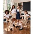 thumbnail image 3 of Beverly Hills Polo Club Girls School Uniform Pants Stretch Skinny Fit Pants 2 Pack, 3 of 7