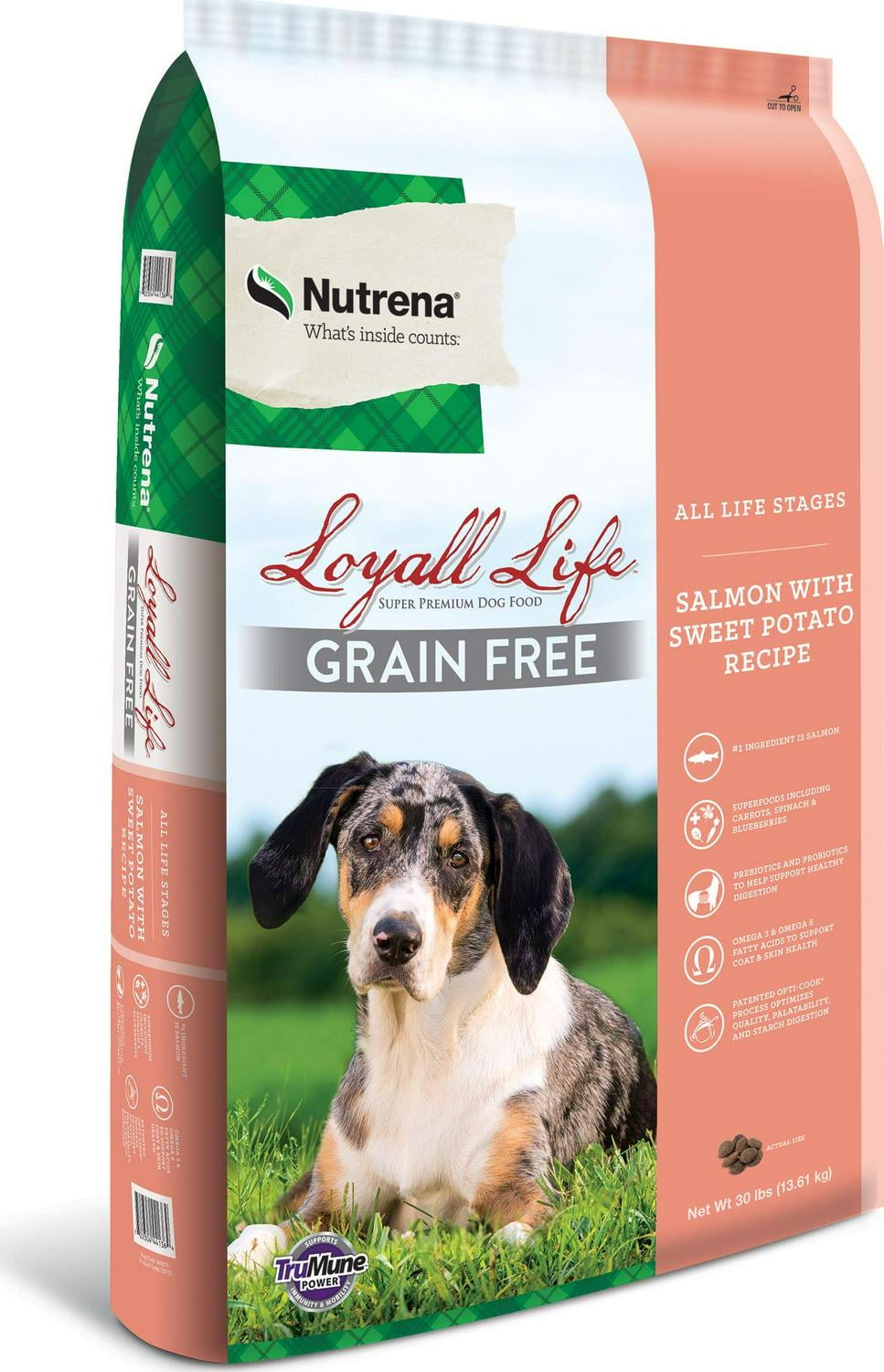 Nutrena Loyall Life Adult GrainFree Salmon and Sweet Potato Recipe Dry