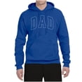 thumbnail image 2 of Wild Bobby DAD Varsity Letters Unisex Hoodie Sweatshirt, 2 of 6