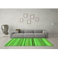 thumbnail image 3 of Ahgly Company Indoor Square Abstract Green Modern Area Rugs, 8' Square, 3 of 4
