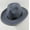 Grey, variant on Big Wide Brim Fedora Hats Unisex Western Suede Hat Panama Outdoor Hats Grey