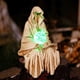 thumbnail image 3 of Luces al aire libre Estatua de mago de jardín de Halloween, lámpara de decoración de mago iluminada, regalos para amigos, 3 of 5
