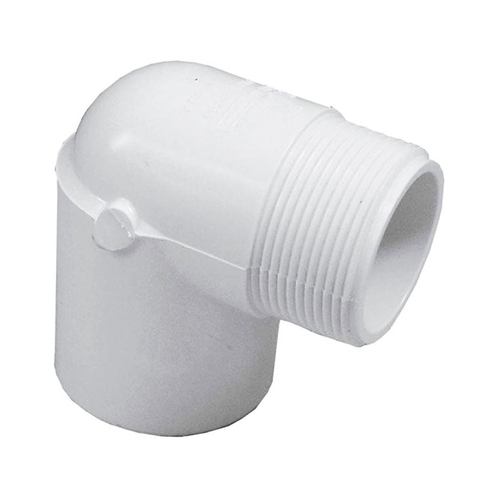 Thrifco Plumbing 8114166 1/2 Inch Male Thread x Female Slip PVC 90 Street Elbow SCH 40
