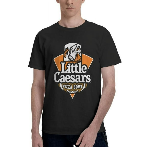 Little Caesars Men'S Basic Short Sleeve T-Shirt Vogue Black Small