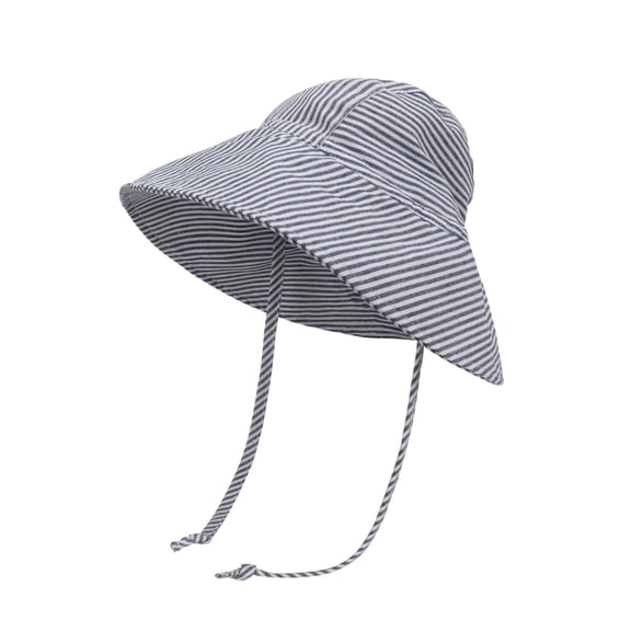 Gzbliryd Floppy Bucket Hat Cute Hats Summer Upf 50  Travel Hat for Toddler Boys for Swim Beach (Grey,3-12 Months)