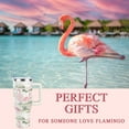 thumbnail image 6 of Flamingo Tumbler with Handle Gifts for Women 40oz Stainless Steel Cup Water Bottle Insulated Travel Coffee Mug with Lid and Straw, 6 of 6