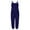 Dark Blue, variant on Girls Romper Girls Backless Playsuit Sleeveless Strap Romper with Pocket Girls Jumpsuit Army Green 2-3 Years