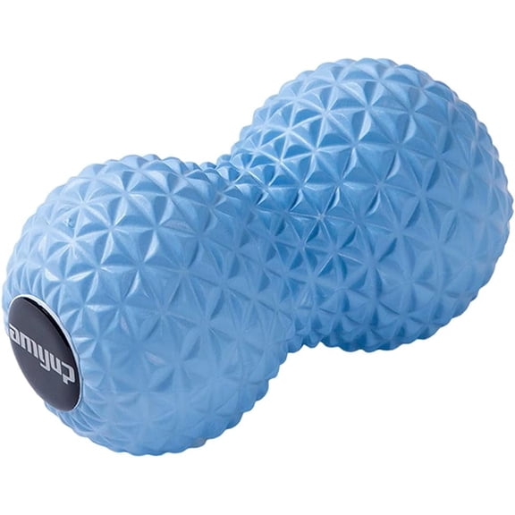 Jingbao Peanut Massage Ball, Lightweight, Rubber, for Waist, Back, for Muscle Pain, 3.54 in, Blue