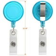 thumbnail image 2 of Szbaoan 10-Piece Retractable Badge Reel Set, ID Card Holder with Clip for Work Security, 65cm Extendable Lanyard, 10 Color Options, Portable for Nurses Teachers, Durable Spring Mechanism, 2 of 5