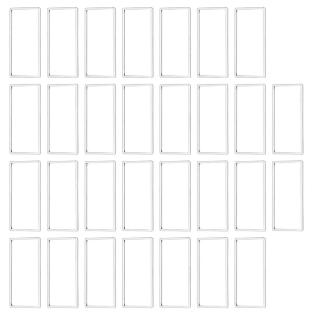 Jewelry DIY Hollow Frame, Open Bezel Beautiful For Party Rectangle L