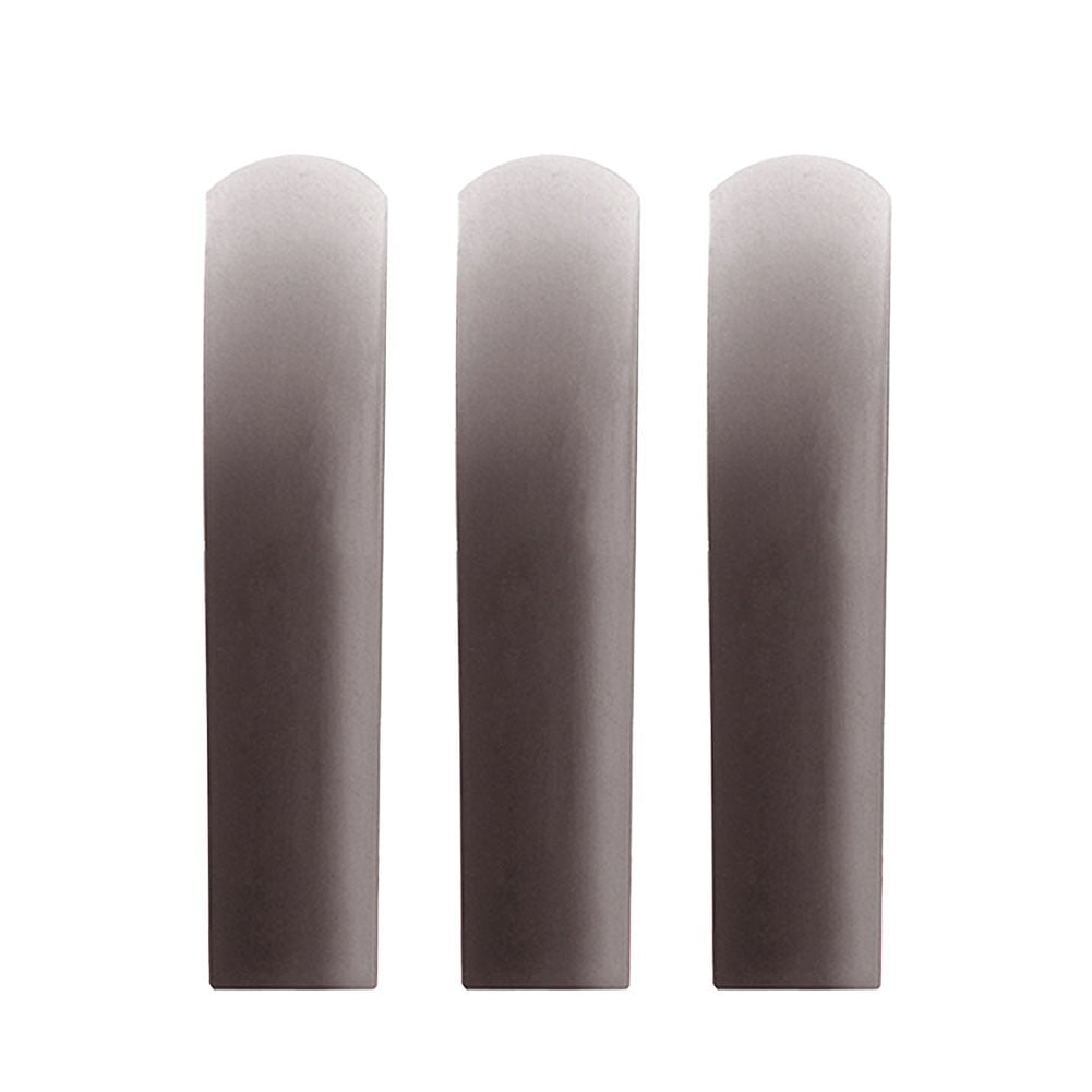 Fule 3Pcs Resin Plastic Saxophone Reed 2.5 Strength for Alto Sax Wind