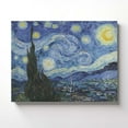 thumbnail image 4 of Starry Night Canvas Print, Van Gogh Wall Art, Starry Night Canvas Wall Art, Vincent Van Gogh Wall Art , Ready To Hang for Living Room Home Wall Decor 11x14, 4 of 7