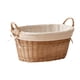 thumbnail image 3 of Cesta de mimbre para la colada, bolsa para ropa sucia, para sala de estar, dormitorio de hotel Pequeño, 3 of 9
