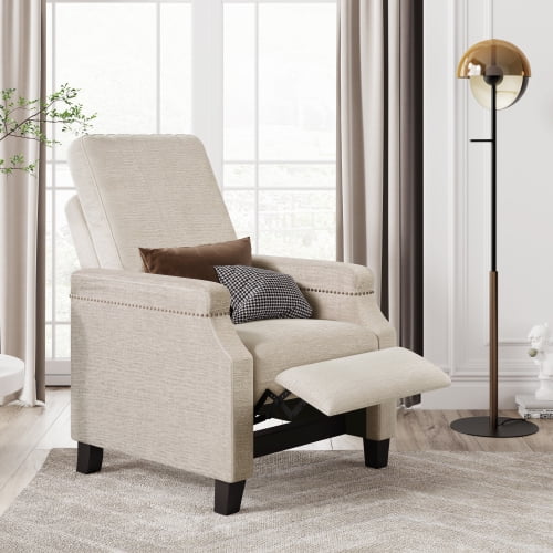 Recliner Chair for Living Room, Manual Pushback Recliner Chair Modern