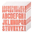 thumbnail image 1 of Uxcell 8 Hojas de Calcomanías de Letras de Vinilo para Interior/Fuera, Color Rosa, 1 of 5