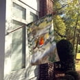 thumbnail image 2 of Carolines Treasures ASA2090CHF European Robin Waiting Flag Canvas House Size  Large multicolor, 2 of 4