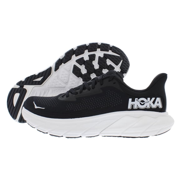 Zapatillas Arahi 7 de Hoka para hombre, color negro y blanco, talla 11.5