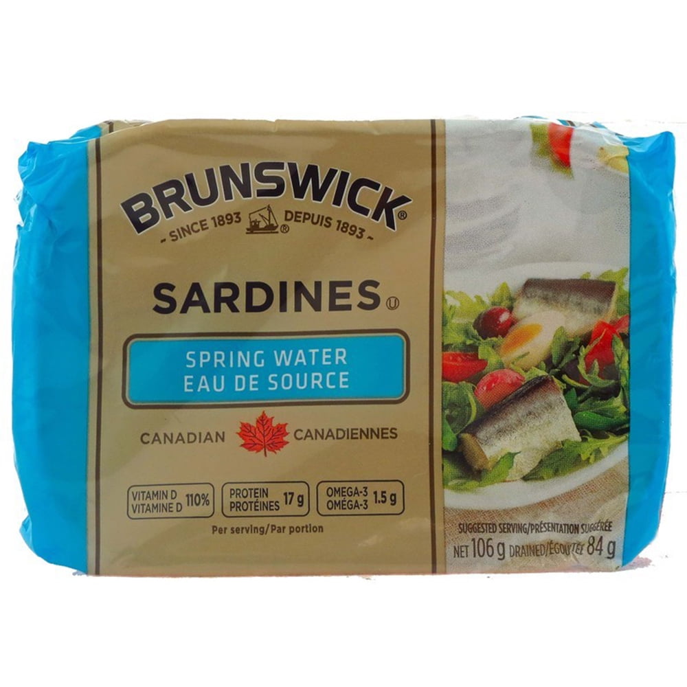 Brunswick Sardines Water 106g Walmart Canada