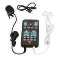 thumbnail image 1 of NATEFEMIN Mini Sound Card Bluetooth V5.0 Black Plastic for DJ Music Studio Podcast 8 Sound Effects Voice Beautification, 1 of 9