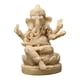thumbnail image 3 of Estatua de Ganesha, adorno artesanal de Buda, escultura para estantería, sala de yoga Caqui 47 x 42 x 6 cm, 3 of 9