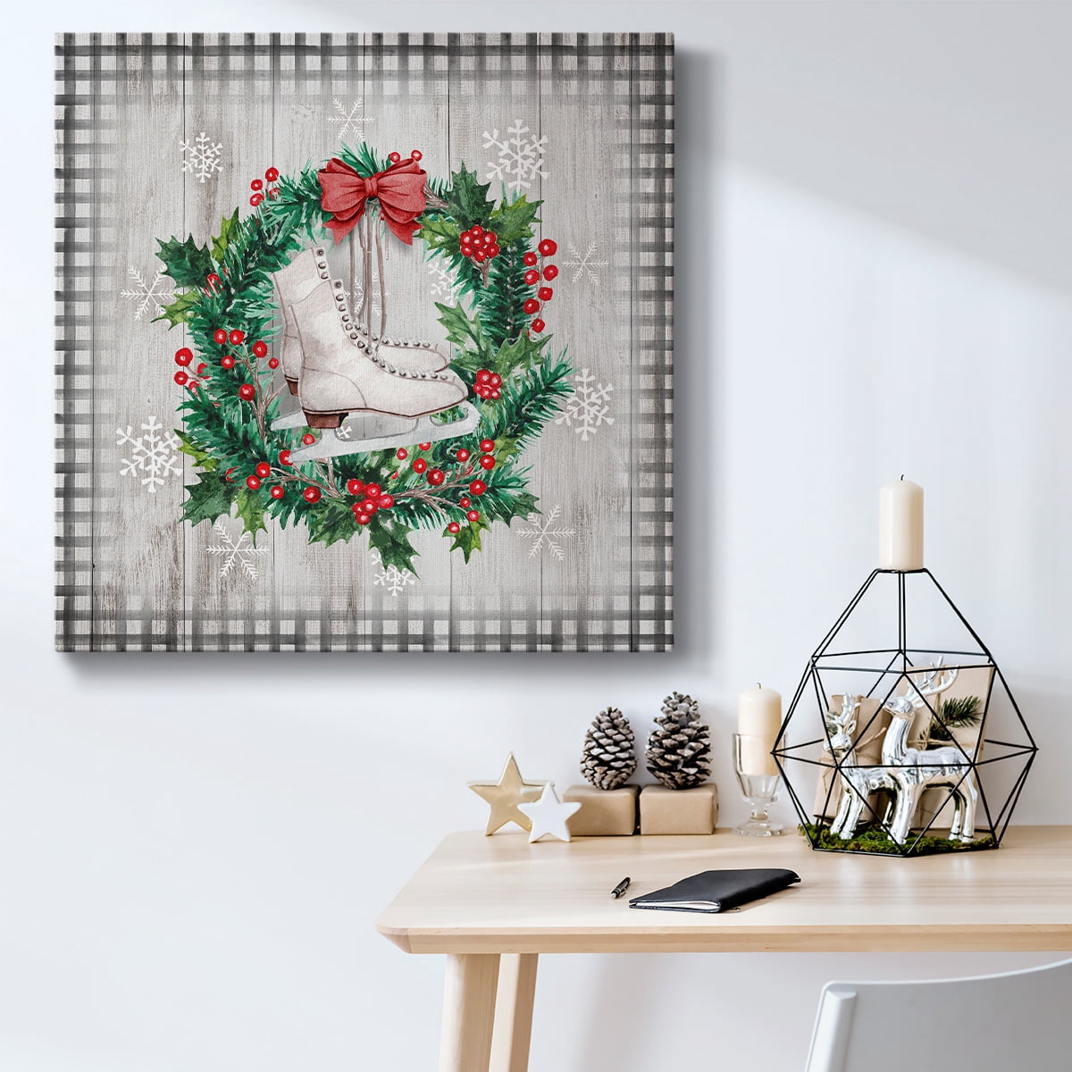 Ice Skates- Gallery Wrapped Canvas
