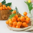 thumbnail image 3 of AMERTEER 43PCS/Clusters Foam Material Pure Orange Color Fake Orange Fruit Ornament, 3 of 3
