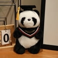 thumbnail image 6 of Plush Panda Stuffed Animals Plush Toys 8 Inches Present Gifts for Graduation Day, Personalized Graduation Text on Gown, Best for Any Grad School (Red), 6 of 7