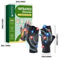 thumbnail image 6 of XIAN  Half Finger Joint Pain Relief  Gloves Effective Relieve Arthritis And Reduce Joint Swelling Gloves for Women Men Therapy Wristband Compression Gloves, 6 of 7
