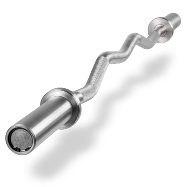 Hard Chrome Commercial Olympic EZ Curl Bar