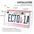 thumbnail image 5 of Coolnut Cute Elephant 2 Pack License Plate Frames,Universal Aluminum Car License Plate Covers with 2 Holes and Screws Home Decor, 5 of 7