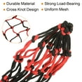 thumbnail image 4 of Unique Bargains Sac Filet de Rangement pour Ballon de Sport de Basketball Soccer, Sac en Maille Noir Rouge/noir Jaune 1 Ensemble/2 Pcs, 4 of 6