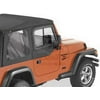 Bestop 51787-35 Jeep Wrangler Upper-Door Sliders, Black Diamond Fits select: 1997-2006 JEEP WRANGLER / TJ