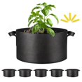 thumbnail image 1 of Macetas Grow Bags Simple Deluxe de 15 galones (5 unidades), color negro, 1 of 7