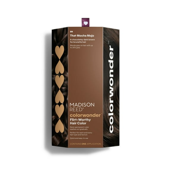 Madison Reed ColorWonder Demi-Permanent Hair Color Kit, 5N That Mocha Mojo