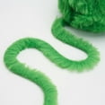 thumbnail image 3 of NICEEC 2 Skeins Super Soft Fur Yarn Chunky Fluffy Faux Fur Yarn Eyelash Yarn for Crochet Knit-Total Length 2×32m(2×35yds,50g×2)-Spring Green, 3 of 4