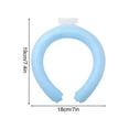 thumbnail image 2 of Exercise-Inspired Cold Neck Ring Sleeping Pad with Back Pain Relief - TPU+PCM Material for Comfortable Leisure and Support(White), 2 of 6