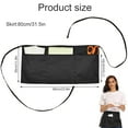 thumbnail image 7 of Hvxrjkn 2Pcs Waiter Aprons with 3 Pockets Waitress Waist Aprons Commercial Waiter Half Apron with Long Straps Reinforced Steams Working Apron for Women Men Restaurant Server, 7 of 7