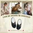 thumbnail image 7 of Easygdp Wave Chain Shark Slippers for Women Mens Winter Warm Home Slippers Plush Slip on House Slippers for Indoor Outdoor Shoes-13, 7 of 7