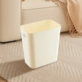 thumbnail image 1 of Chmadoxn Garbage Can, Trash Can Rectangular Open Top Waste Bin Suitable For Home Bathroom Kitchen Bedroom Office Waste Bin Modern Plastic Waste Bin rubbish bin, 1 of 7